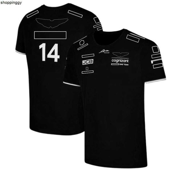

men's t-shirts f1 2023 official mens black t-shirt formula 1 team driver racing suit t-shirts summer f1 14 racer fans oversized t-shirt, White;black