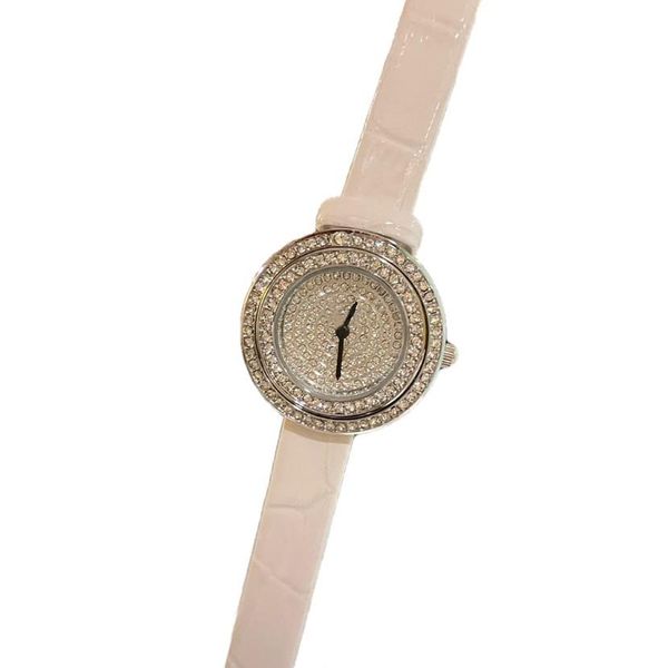 

women's fashion watch diamond watch 360 degree rotatable watch dazzling full diamond inlaid dial 29mm, Slivery;golden