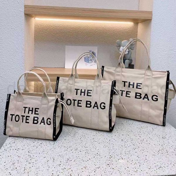 

totes marc tote bag women casual canvas designer bags single shoulder diagonal trend letter leisure fashion high capacity handbag