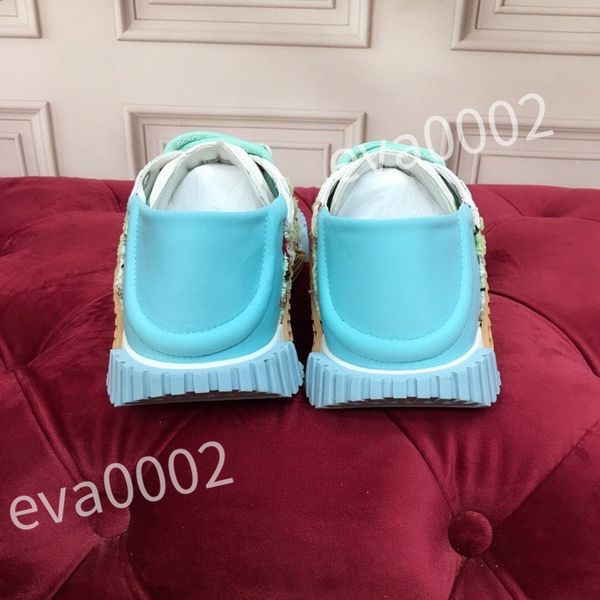 

2023 casual shoes womens designer shoes travel leather lace-up sneaker fashion lady flat running trainers letters woman shoe platform men, Black