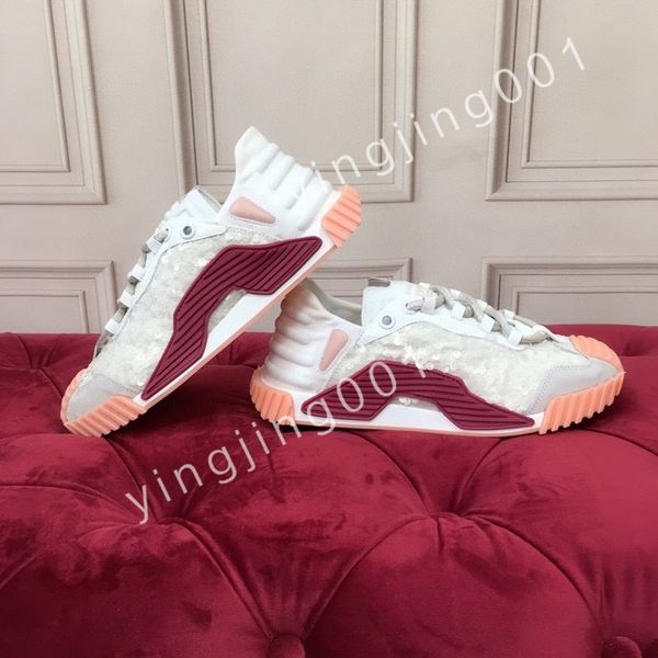 

2023 new designer mens shoes sports shoes casual shoes women's travel flat shoes fashion platform leather retro, Black