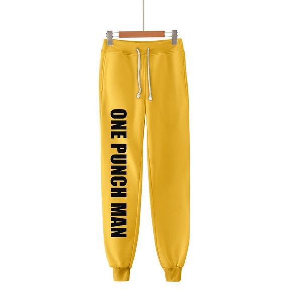 

pants anime one punch man 3d printed sweatpants fashion casual jogger pants streetwear hip hop slim kpop men/women warm pants trousers, Black