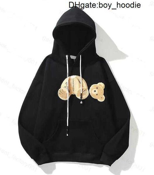 

men's hoodies sweatshirts mens designer sweater spray printed hooded palmes angel hoodie loose lovers pa jumper women hoody oversized f, Black