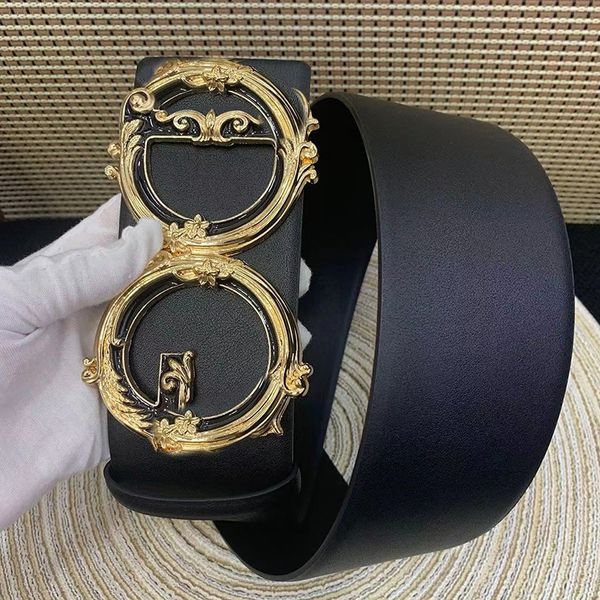 

woman belt luxury belts for women designer belt width 7cm gold hanging buckle suit coat dress casual classic fashion style length 95-125cm n, Black;brown