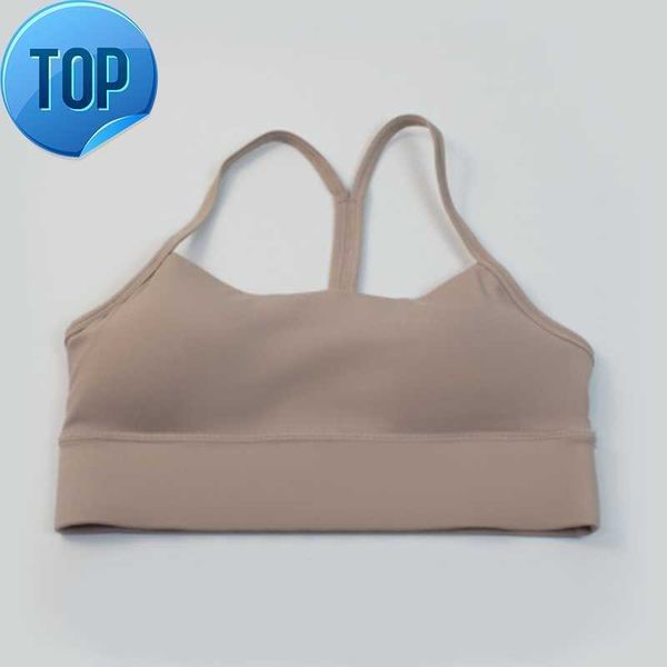 

active sets lu flow-y crop women yoga bra fitness gym clothes female fashion wireless girls yoga- bra sports new lululemensq, Gray