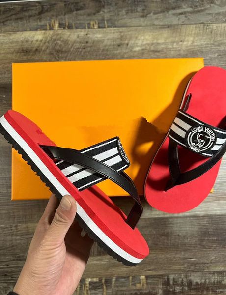 

platform designer rubber slides sandal floral brocade fashion mens gear bottoms flip flops slippers striped womens 0420, Black