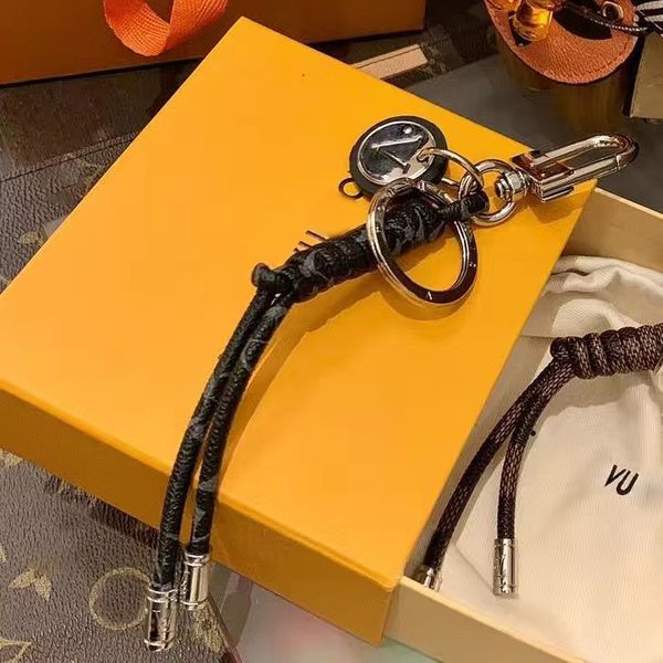 

keychain designer key chain luxury bag charm women classic car keychain alphabet keyring men handmade braided rope keychain couple gift fash, Silver