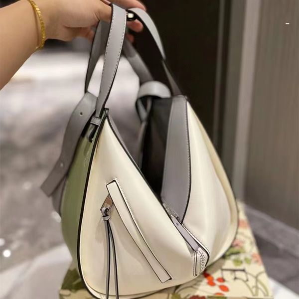 

manufacturers direct sales of new lychee grain vegetable basket women's bag deformation splicing bucket tote single shoulder bag cross-