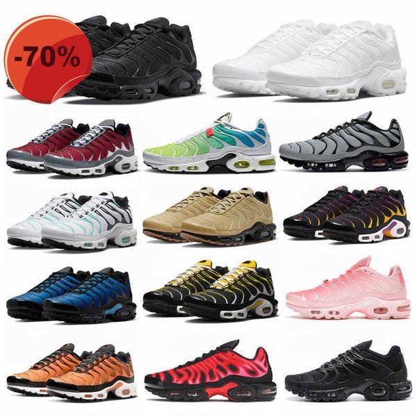 

sandals with box 2023 tn plus terrascape running shoes tns men women unity black white university blue grape gold bullet hyper sky blue fury
