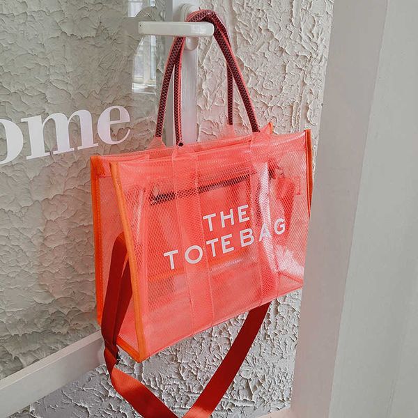 

2023 handbag women new summer pvc tote s women's handbag fashion one shoulder crossbody bag