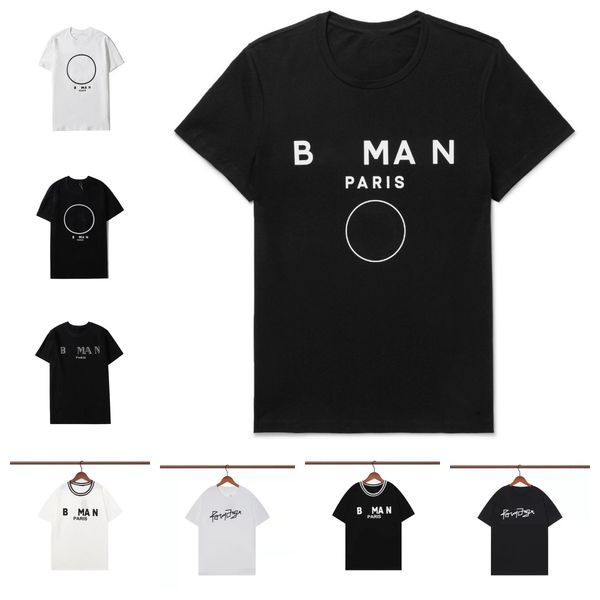 

men designer t shirt letter geometric patterns sweatshirt womens tshirt summer trend short sleeve casual shirts round neck cotton high stree, White;black