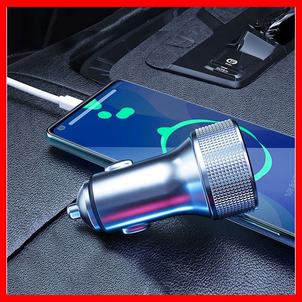 

48w usb car charger quick charge 4.0 3.0 fcp scp afc usb pd fast charging car phone charger for huawei xiaomi iphone 14 13 12 car-charge car