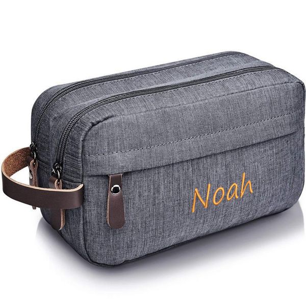 

cosmetic bags cases personalized embroidery portable men's retro toiletry bag oxford cloth portable business storage bag travel organiz