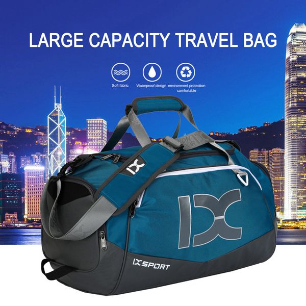 

backpack polyester sports large capacity fitness training bag waterproof wearresistant with shoulder strap for outdoor football 230504