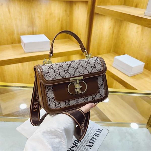 

14% off 2023 handbag advanced women's new fashion printing small square versatile one shoulder crossbody bag personalized handbag
