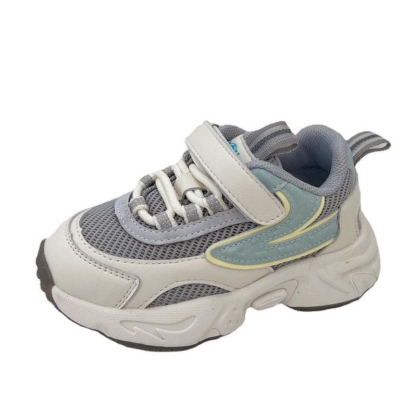 

athletic kids shoes sneakers basketball children fall fashion breathable soft sole boys girls lightweight running e3987, Black