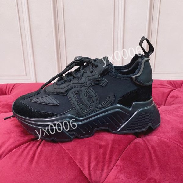 

designer quality men women sneaker casual shoes trainers dress shoes mens leather breathable for change low outdoor sports sneakers, Black