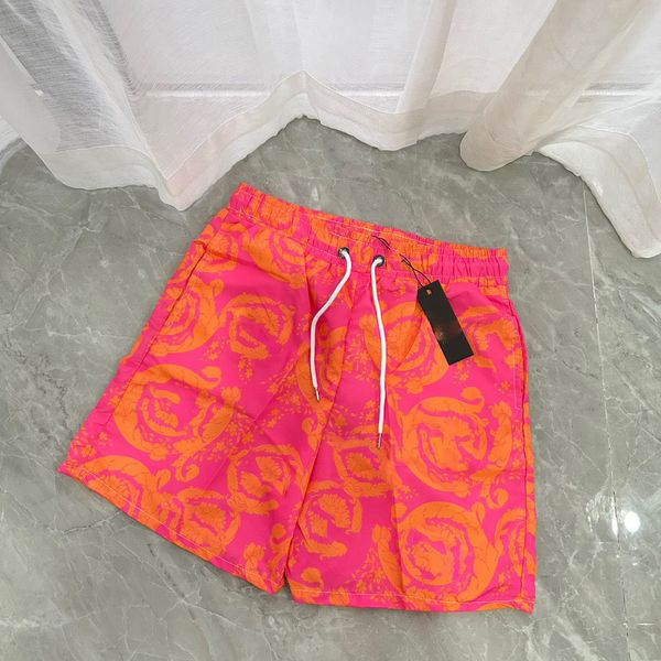 

wholesale summer men's t-shirts fashion shorts new designer boardshort quick drying swimwear printing board beach pants men mens swim s, White;black