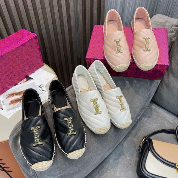 

espadrile loafer sandals designer shoe women casual fashion fishman espadriles spring loafers shoes, Black