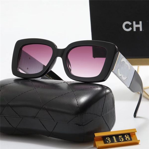 

designer sunglasses for women men cat eye eyewear special uv 400 protection letters big leg double beam frame outdoor design hi, White;black