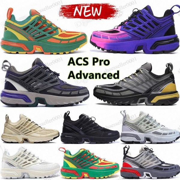 

2023 acs pro advanced trail running shoes for men women france designer kar lart metal frost grey safari vanilla lunar rock outdoor hiking t