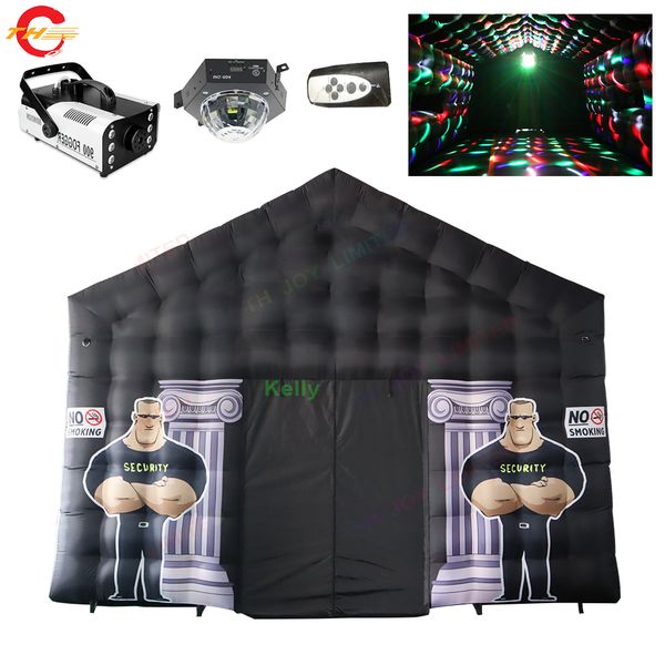 

outdoor activities big mobile portable night club tent party pavilion for backyard events large black inflatable cube wedding tent square ga