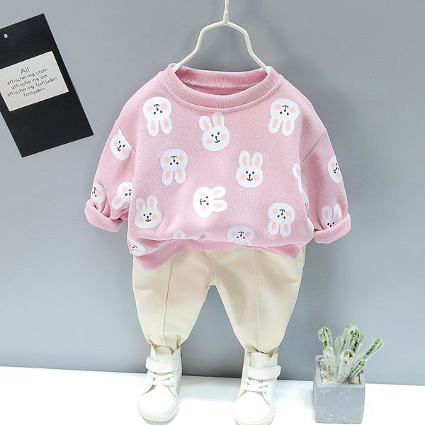 

clothing sets new spring autumn children boys girls clothing suits fashion baby cartoon full printe t-shirt pants 2pcs/sets toddler tracksui, White