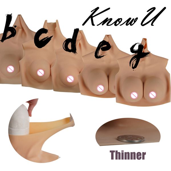 

costume accessories b c d e g cup shemale fake breasts crossdresser boobs transgender cosplay soft big tits super thin material, Silver