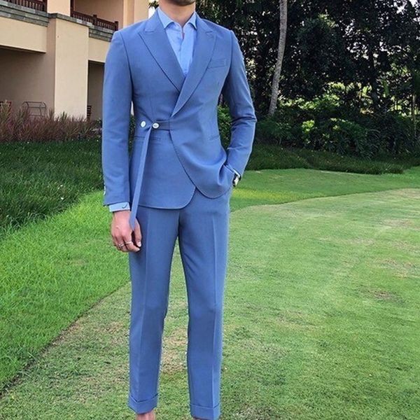 

men's suits blazers 2 pieces men's suits with belt tuxedo casual slim fit can be customized groomsmen for weddingblazerpants 23050, White;black