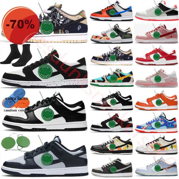

sandals with box black panda sb dunks lows shoes men women running shoes white pine green university red unc coast glow syracuse purple puls
