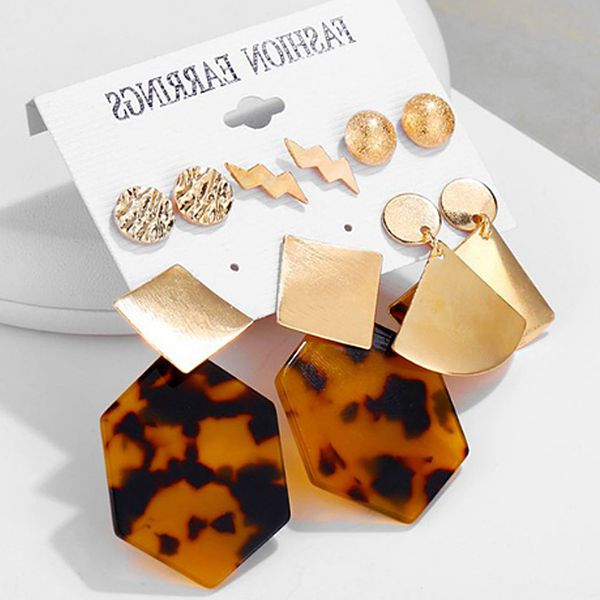 

the designer earrings irregular retro earrings, Golden;silver