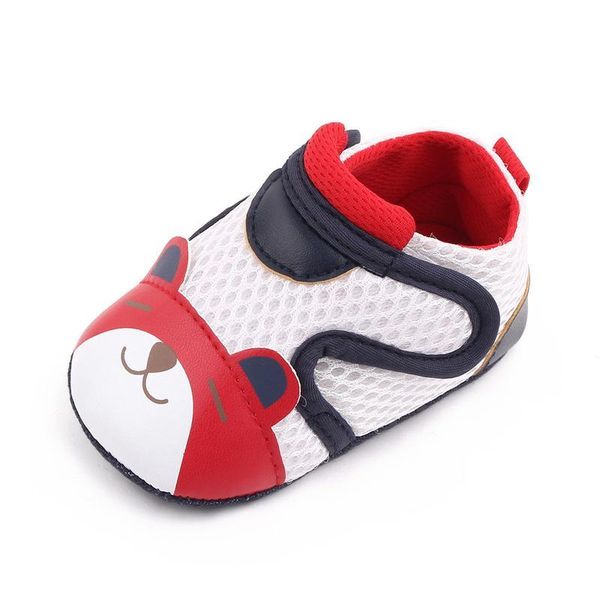 

first walkers kids shoes baby moccasins soft footwear cartoon bear mesh breathable sole double toddler e19915