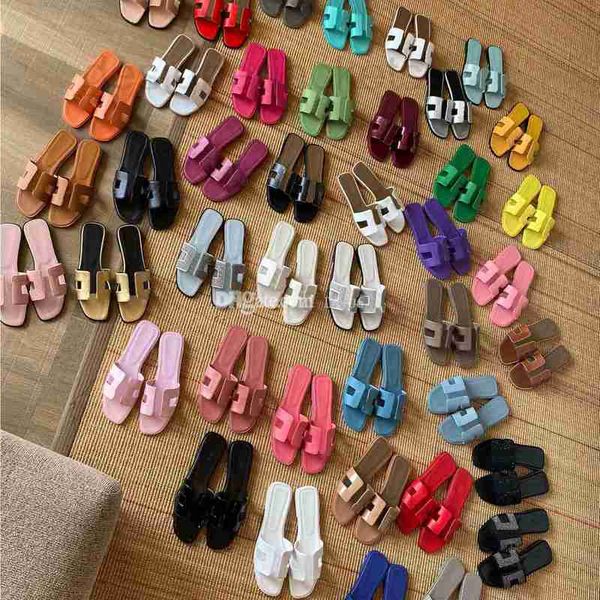 

slippers designer classic brand sandals luxury cool slipper female summer slides wear versatile casual one line flat bottom net red beacha s, Black