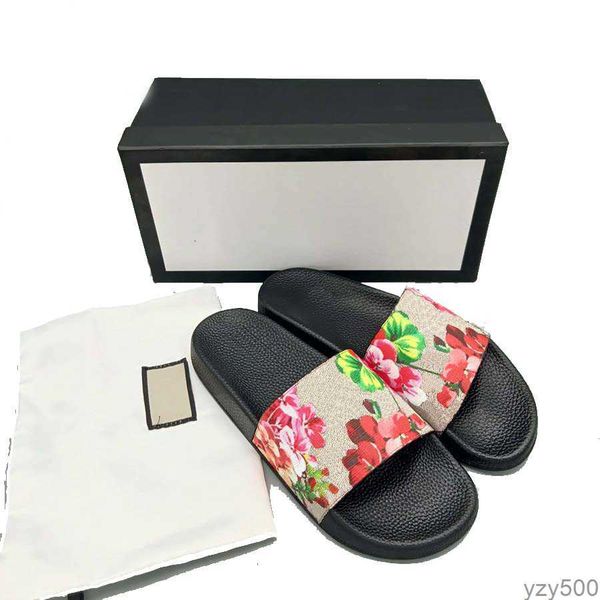 

2023 woman/man sandals quality stylish slippers fashion classics sandal men women slipper flat shoes slide eu 35-45''gg'', Black