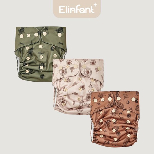 

cloth diapers elinfant 3pcs set recycled fabric suede cloth baby cloth diaper with 6pcs bamboo terry absorbents cloth diaper 230504