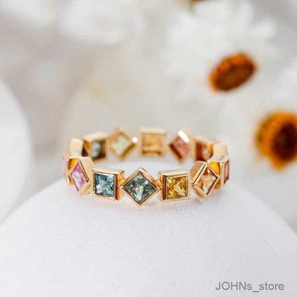 

band rings luxury female crystal stone ring charm gold color wedding rings for women zircon engagement ring, Silver