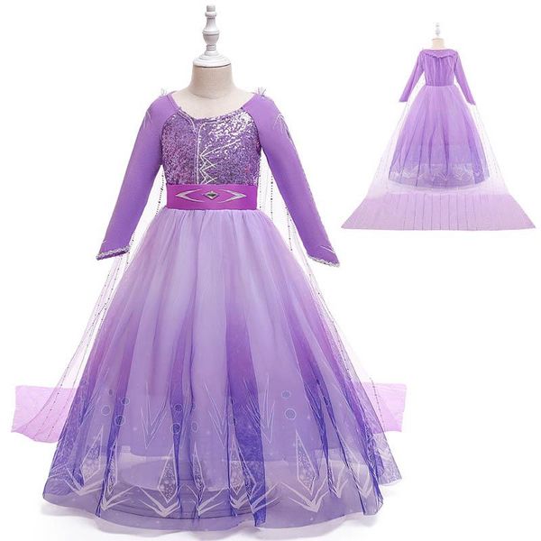 

girl's dresses children clothing kids clothes princess lace long-sleeved halloween cosplay party wear e22489, Red;yellow