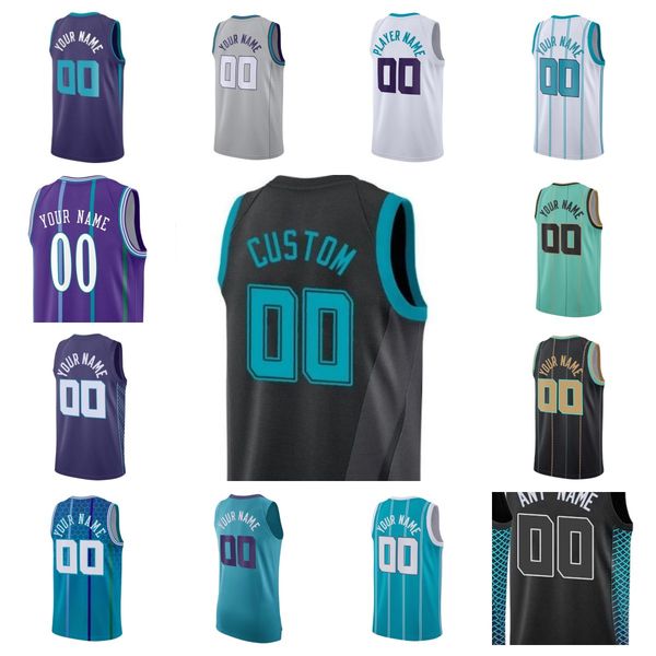 

custom men womens youth 10 svi mykhailiuk 1 lamelo ball 3 terry rozier 12 kelly oubre jr. 25 p.j. washington''25 basketball jersey, Black;red