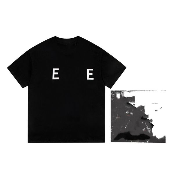 

men's t-shirts fashion men's t-shirt 2023 celins new cotton soft anti-wrinkle retro decorative printing letters casual student lov, White;black