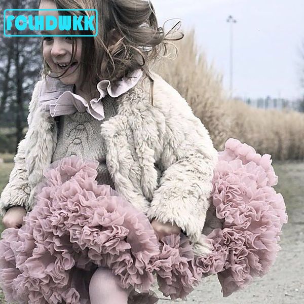 

skirts spring kids girls tulle skirt baby children tutu pettiskirt skirt fashion girl princess skirts ball gown midi skirt for girls 230505, Blue
