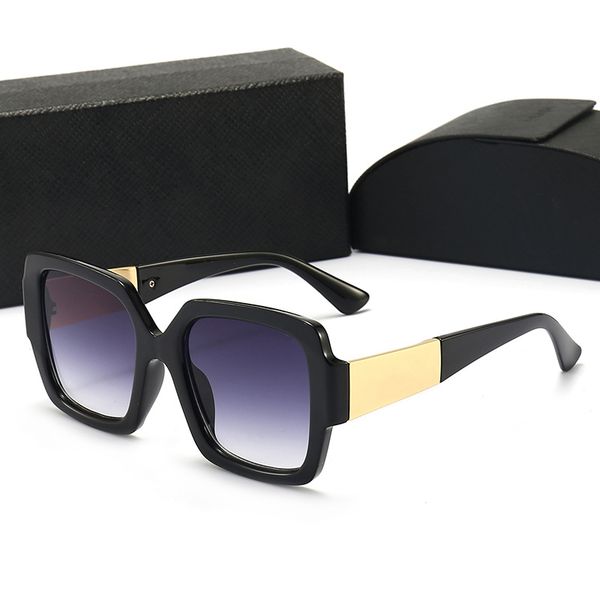 

luxury brand sunglasses square full frame pc women's sunglasses 2023 european and american fashion casual men's sunglasses uv400 p, White;black