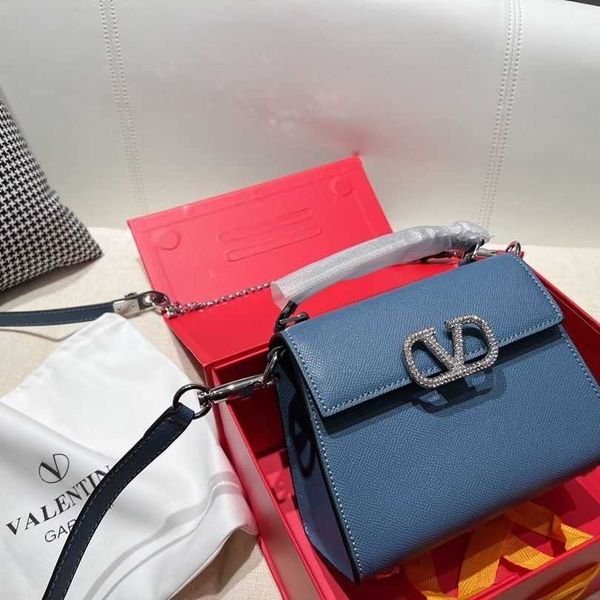

bags rhinestone handbag designer luxurys valentions women v women's bag light style chain shoulder crossbody 18.13cm kaa2