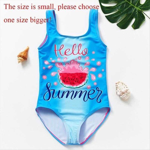 

2 10 years old infant one piece girl swimsuit flamingo print childrens entity, Black