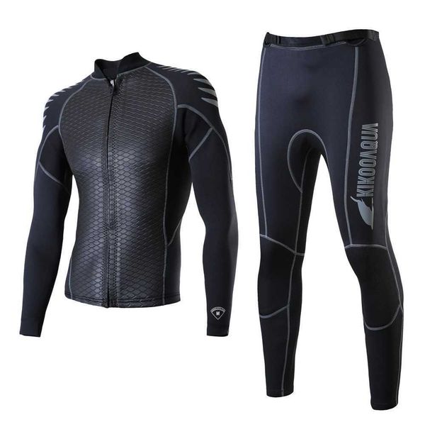 

wetsuits drysuits 25mm dive wetsuit split cool fish scale men neoprene diving pants scuba surfing suit warm swimsuit couple j230505