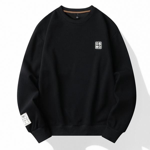 

spring and autumn hoodie men's 2023 new long-sleeved t-shirt tide brand men's spring jacket crewneck leggings spring clothes, Black