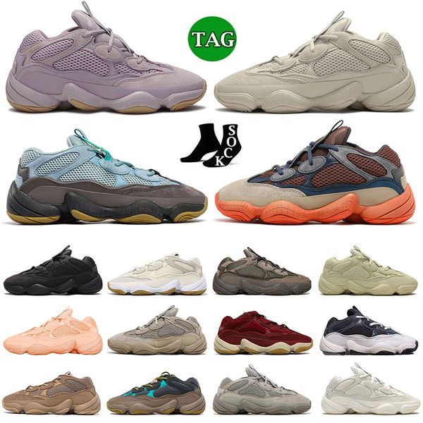 

big size 12 men women 500s mesh running shoes desert stone soft vision bone white blush ourtdoor platform sports trainer designer sneaker
