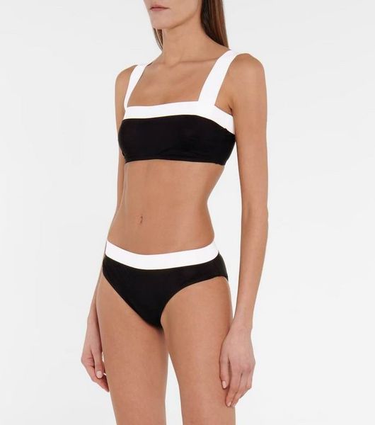 

women swimwear fashion letter print bikini short set thongs fashion bra beach party push up bandage bathing suit swim wear dng, White;black