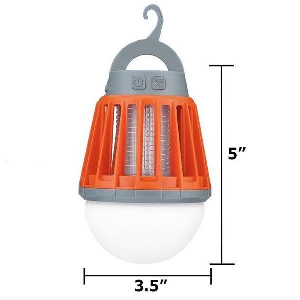 

water proof rechargeable 36o bug zapper lantern 1w