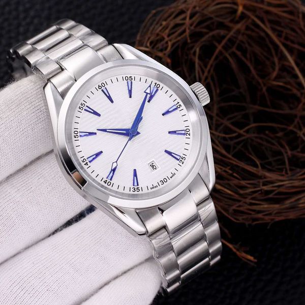 

men's high-quality watch, 904 stainless steel strap, mechanical watch, ceramic watch ring, fashionable and trendy men's aaa watch, Slivery;brown