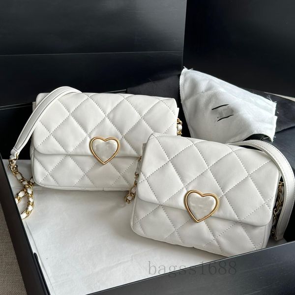 

brand handbag luxury women's diamond pattern gold metal chain 22 backpacks happy garbage bags enamel love